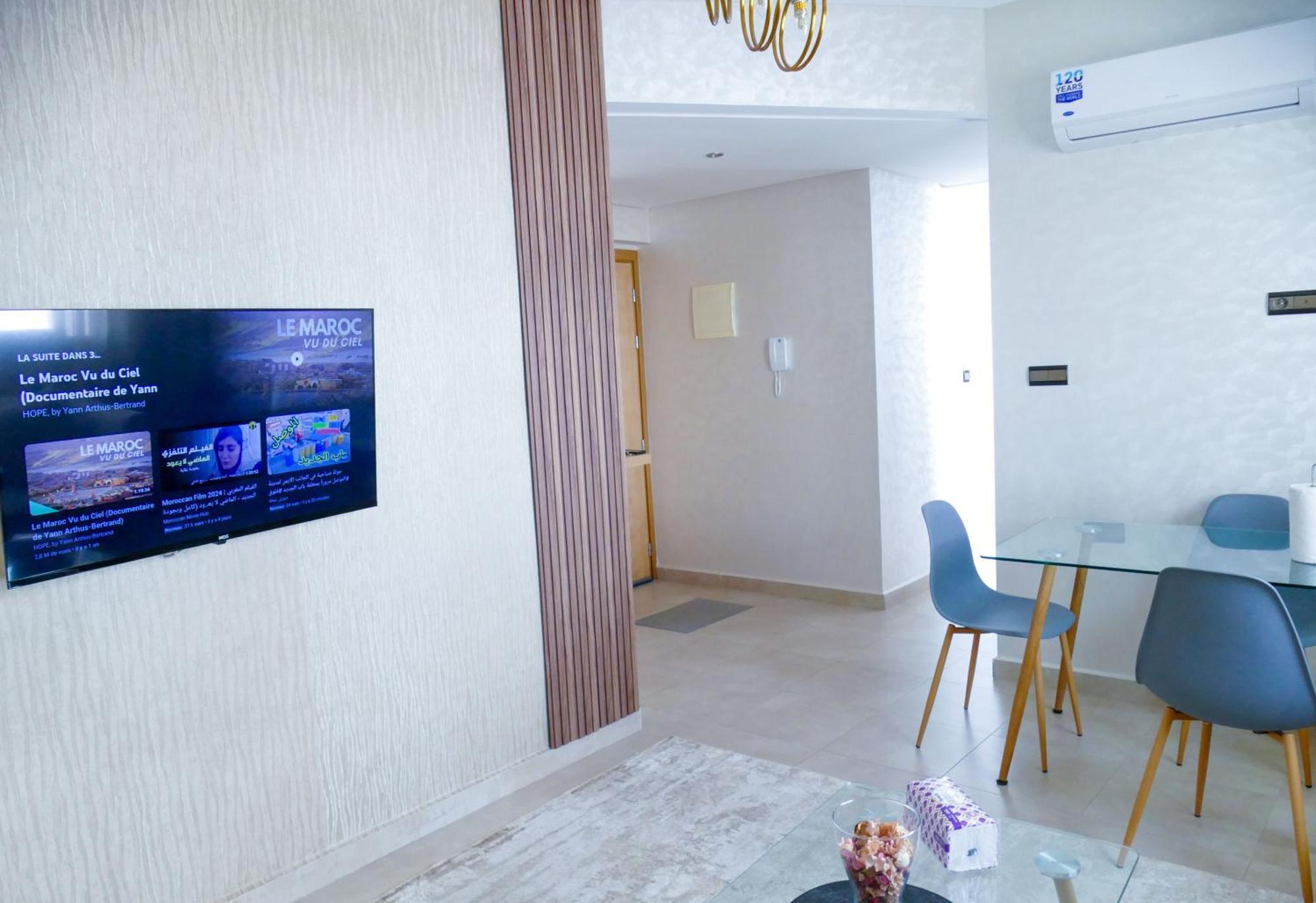 Appartement Equipe Haut Standing A Hassan Rabat Esterno foto